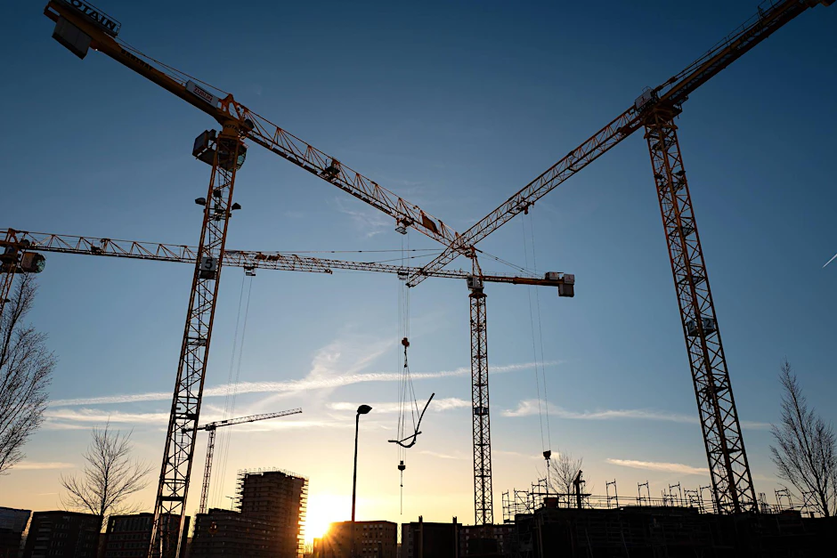 Eine Baustelle in Berlin.