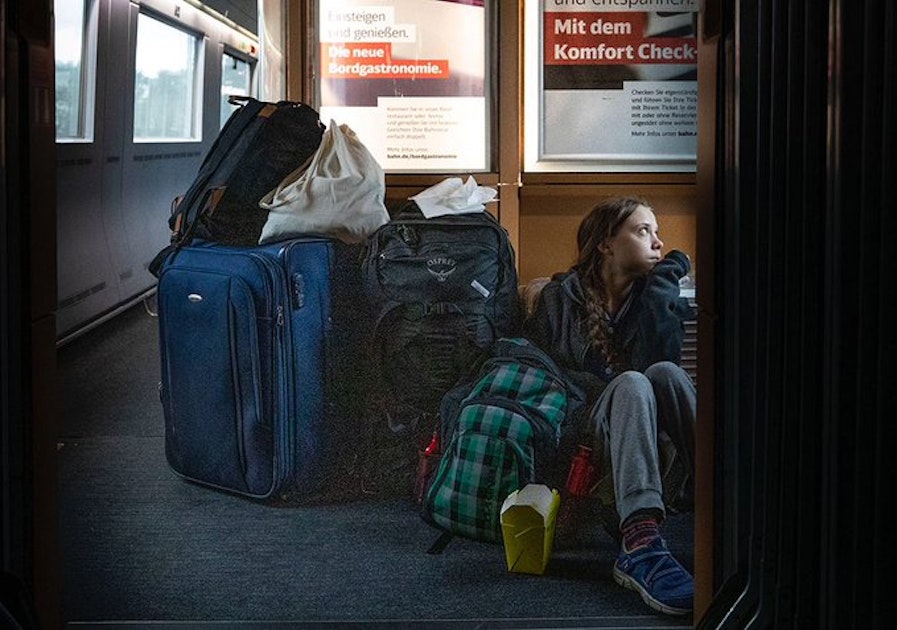 Greta Thunberg und das Foto im ICE