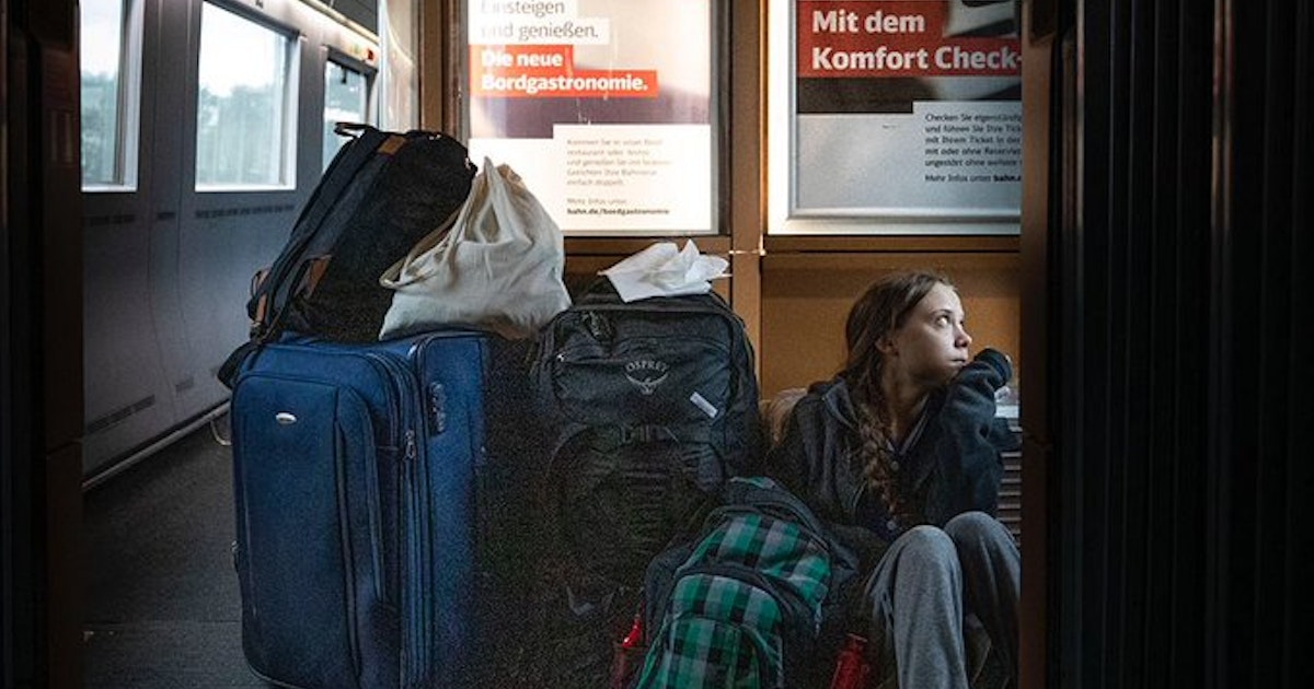 Greta Thunberg und das Foto im ICE