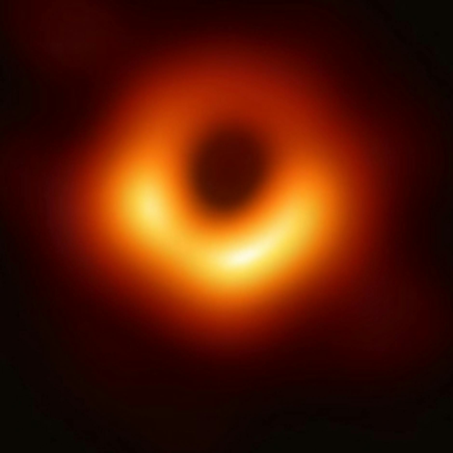 Sensation im All: Schwarzes Loch: Das ist das erste echte Bild