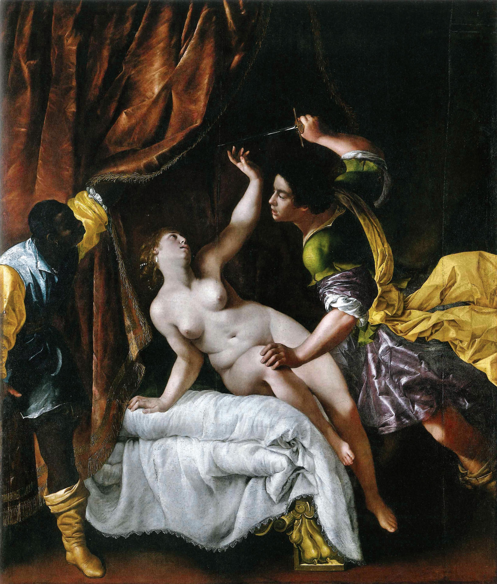 Rom hatte um 1630 eine begnadete Malerin: Artemisia Gentileschi. „Lukretia und Sixtus Tarquinius“ kaufte Friedrich der Große für seine Residenz.