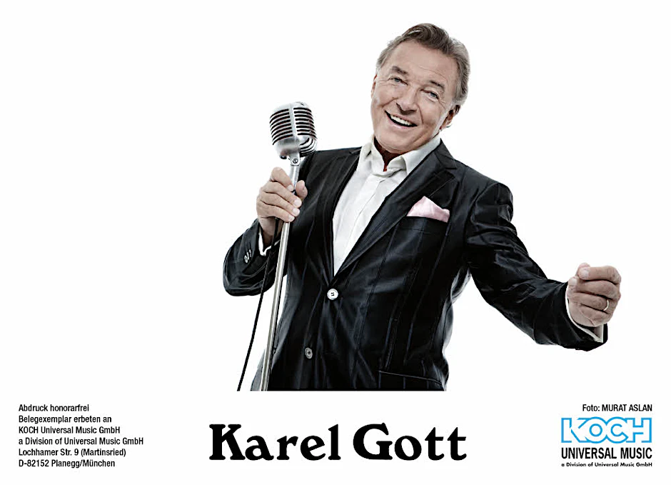 Stets gut gekleidet: Der tschechische Schlagersänger Karel Gott.