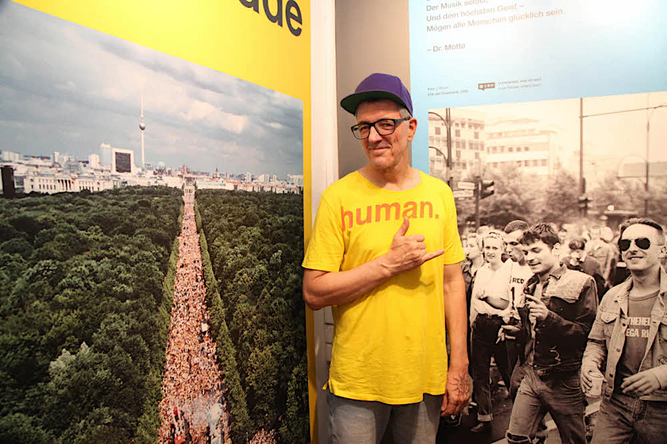 Erfinder der Loveparade: Dr. Motte kuratierte die neue Ausstellung.
