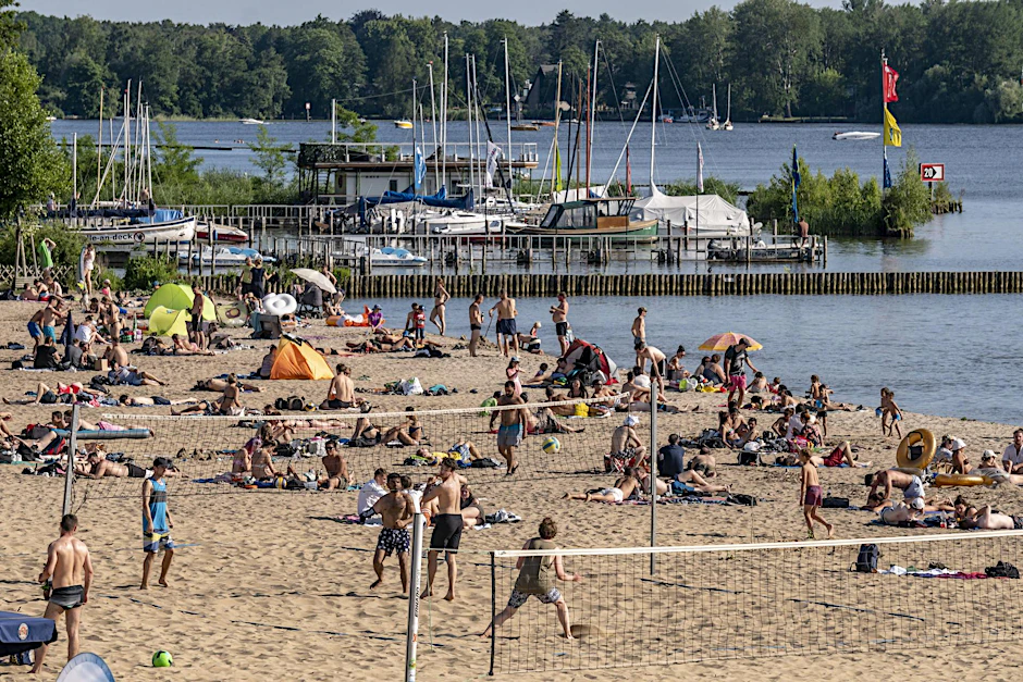 Manchmal sieht auch Berlin aus wie ein kleiner Urlaubsort im Süden.