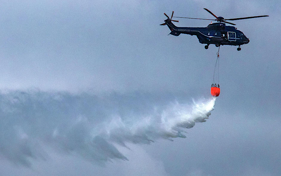 Brandenburg braucht eigene Löschhubschrauber, fordert die Feuerwehr.