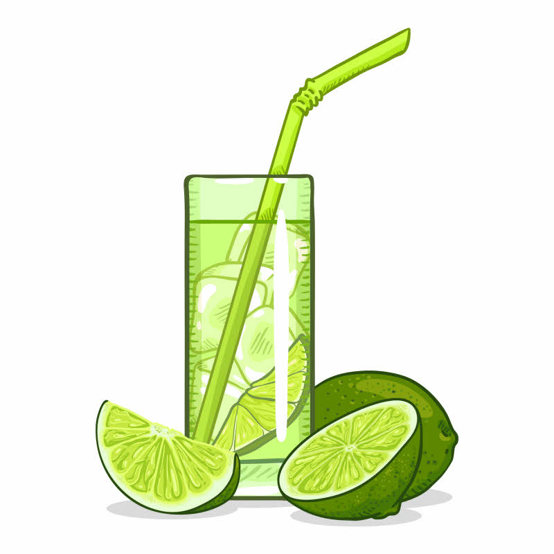 Man trinkt Limettensaft mit Sodawasser oder das Joghurtgetränk Lassi. Das ist nicht nur erfrischend, sondern hat auch eine positive Wirkung auf die Darmflora. 