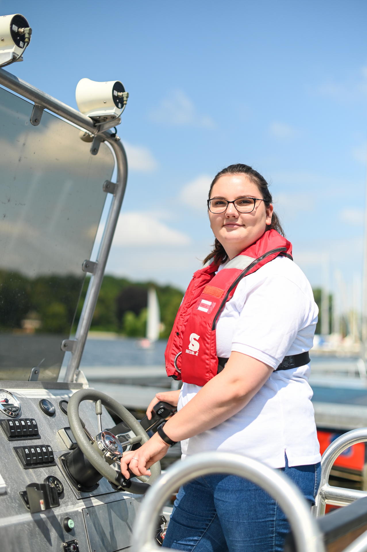 Laura Motzek ist jedes Wochenende am Wannsee. 