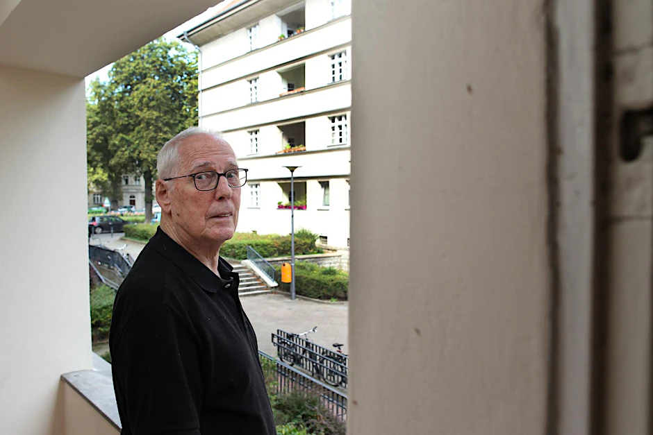 Der 82-jährige Gerhard Blome will seinen Kiez nicht verlassen. 