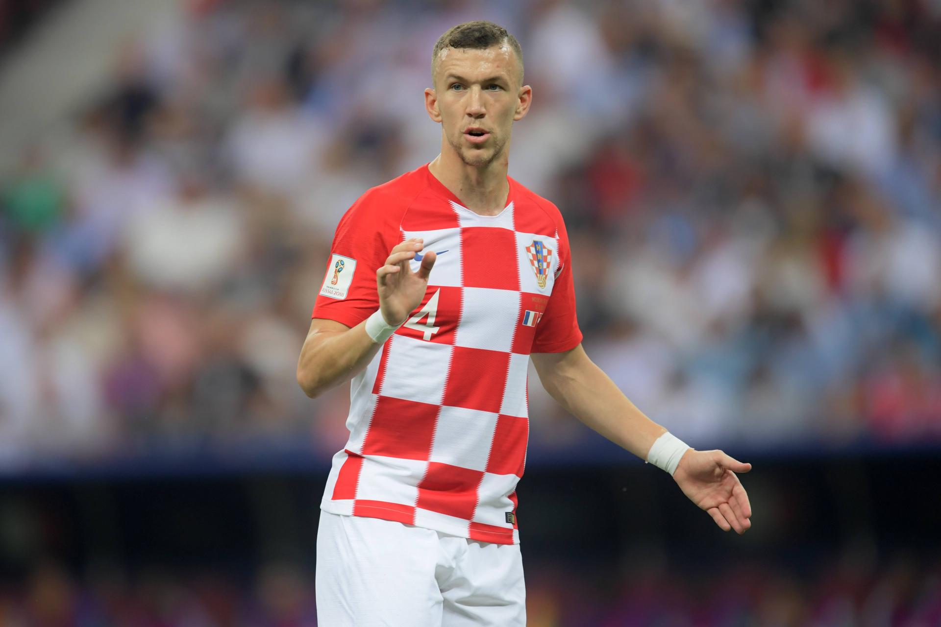Dauerläufer: Ivan Perisic im Kroatien-Trikot beim WM-Finale gegen Frankreich.