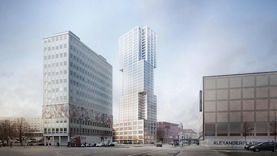 So soll der Monarch-Tower mal aussehen. Doch der Baubeginn des Towers startete ohne Bauarbeiten.  