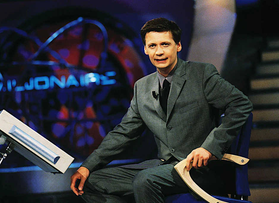 Günther Jauch bei der ersten Sendung 1999