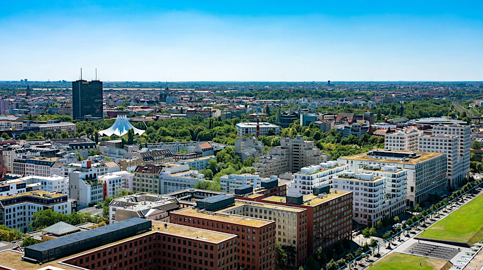 Blick über Berlin. 