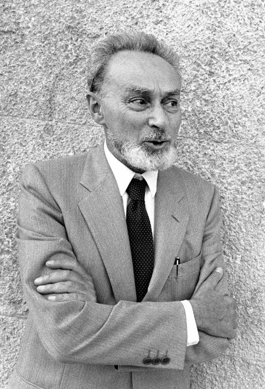 Schriftsteller Primo Levi. 