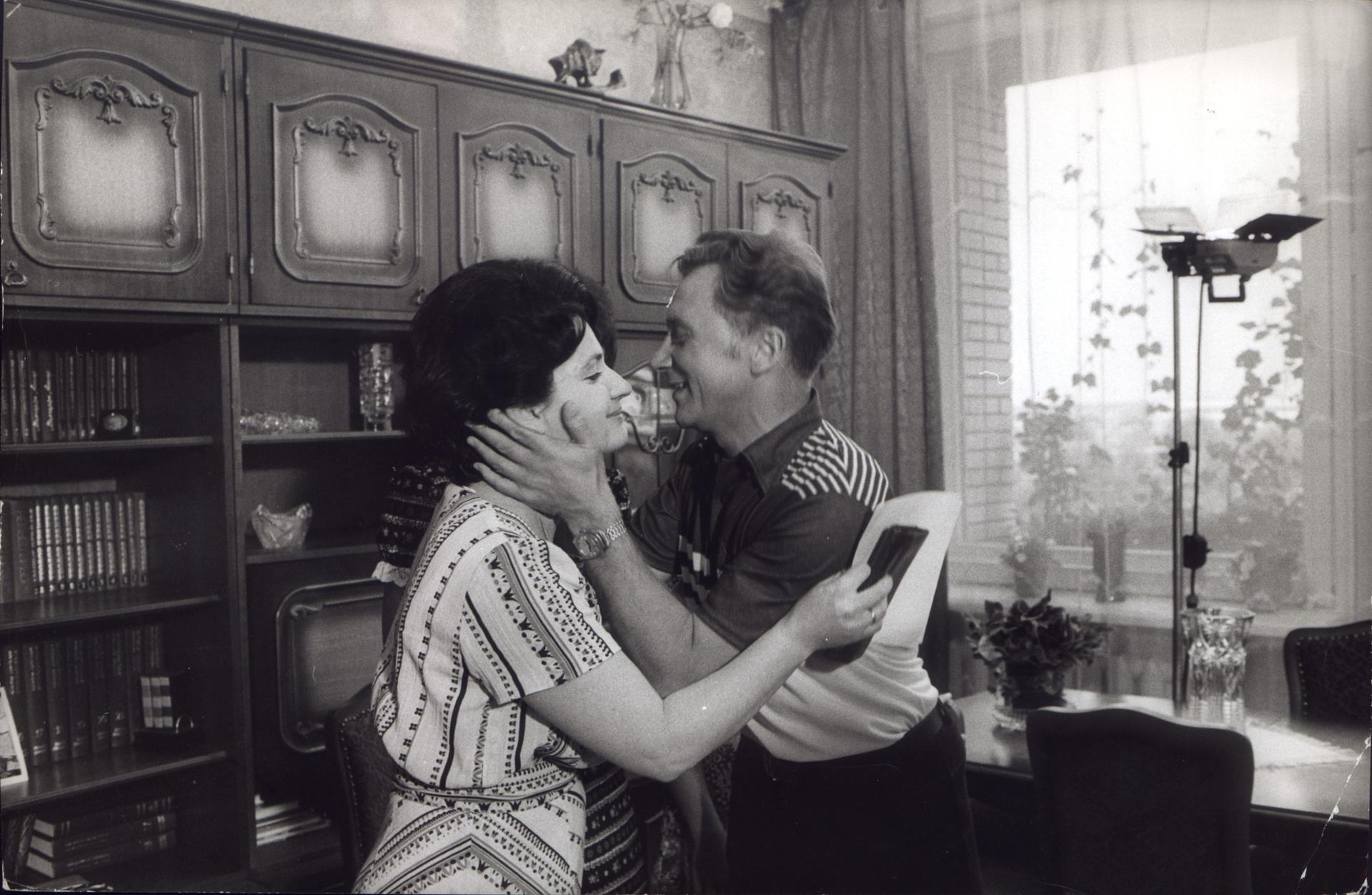 Sigmund Jähn mit seiner Frau Erika. Das Paar hat zwei Töchter.