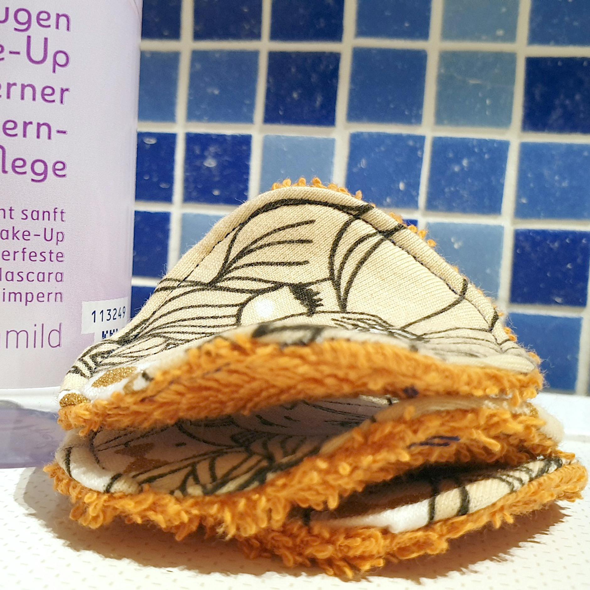 Stoffreste: Abschminkpads zum immer wieder verwenden