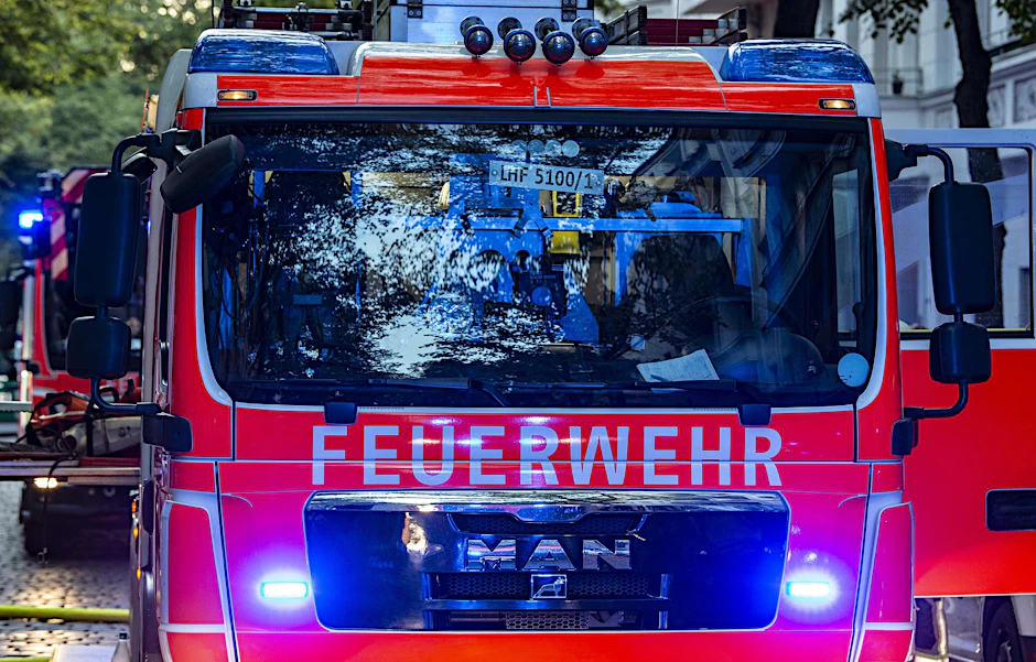 Die Feuerwehr musste am Montag nach Pankow ausrücken.
