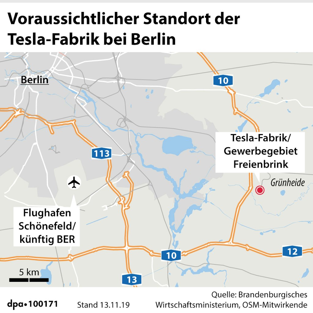 Tesla baut eine Gigafabrik bei Berlin Das müssen Sie wissen