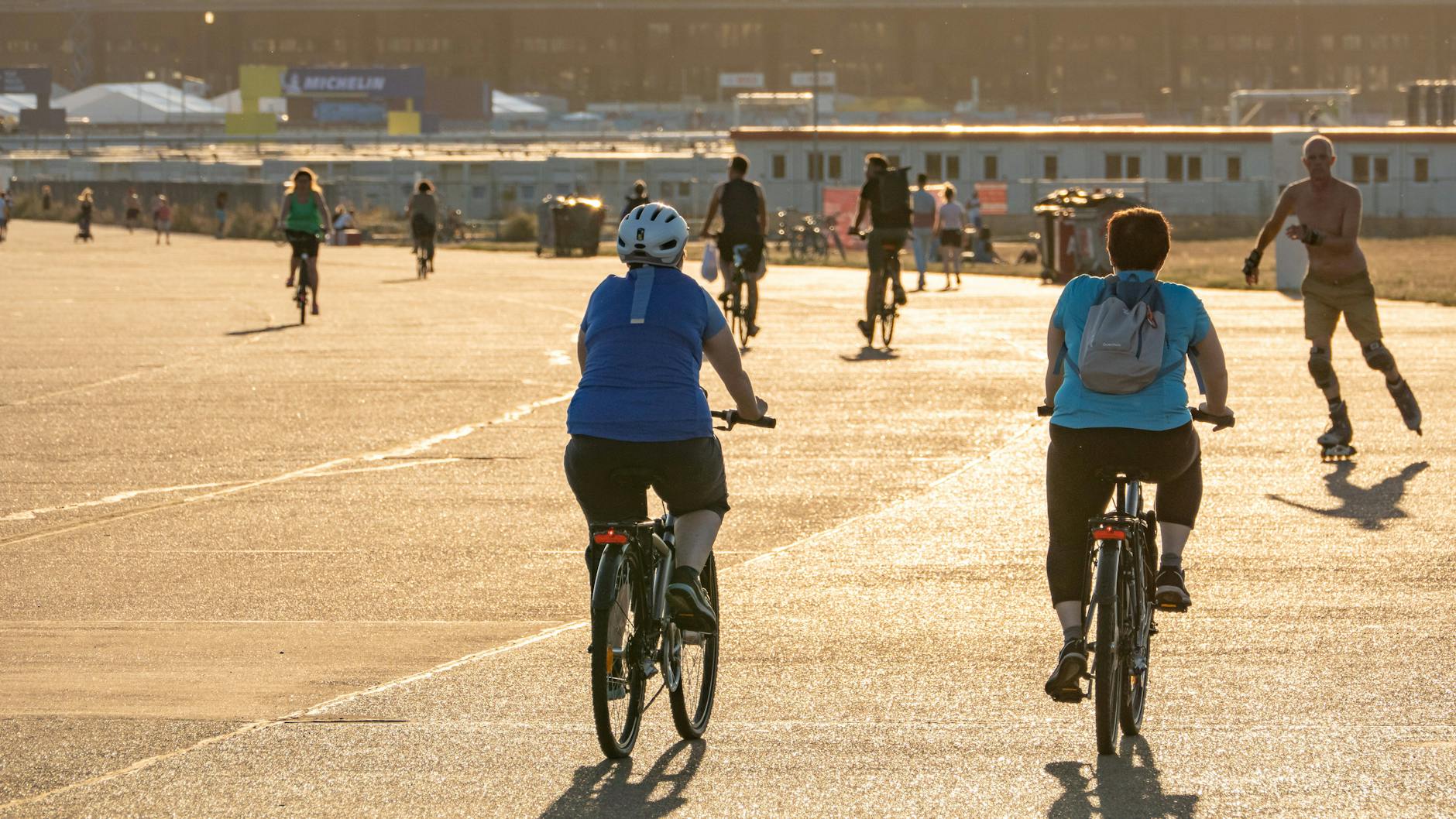 Bei Freizeitsportlern beliebt: das Tempelhofer Feld.