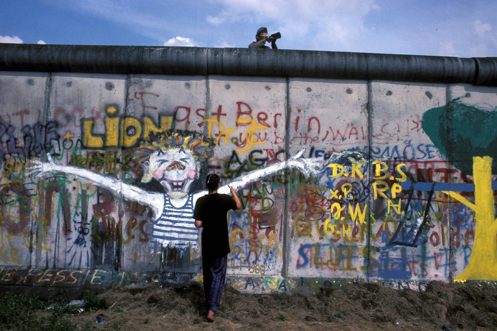 Der Grenzübergang Checkpoint Charlie an der Friedrichstraße in Berlin.