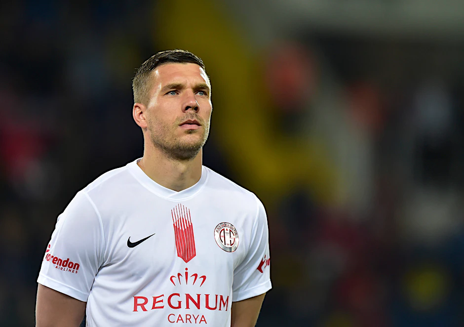 Lukas Podolski im Trikot von Antalyaspor.