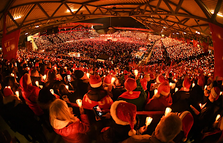 2003 wurde das Union-Weihnachtssingen erfunden. Mittlerweile ist es eine riesige Veranstaltung geworden.