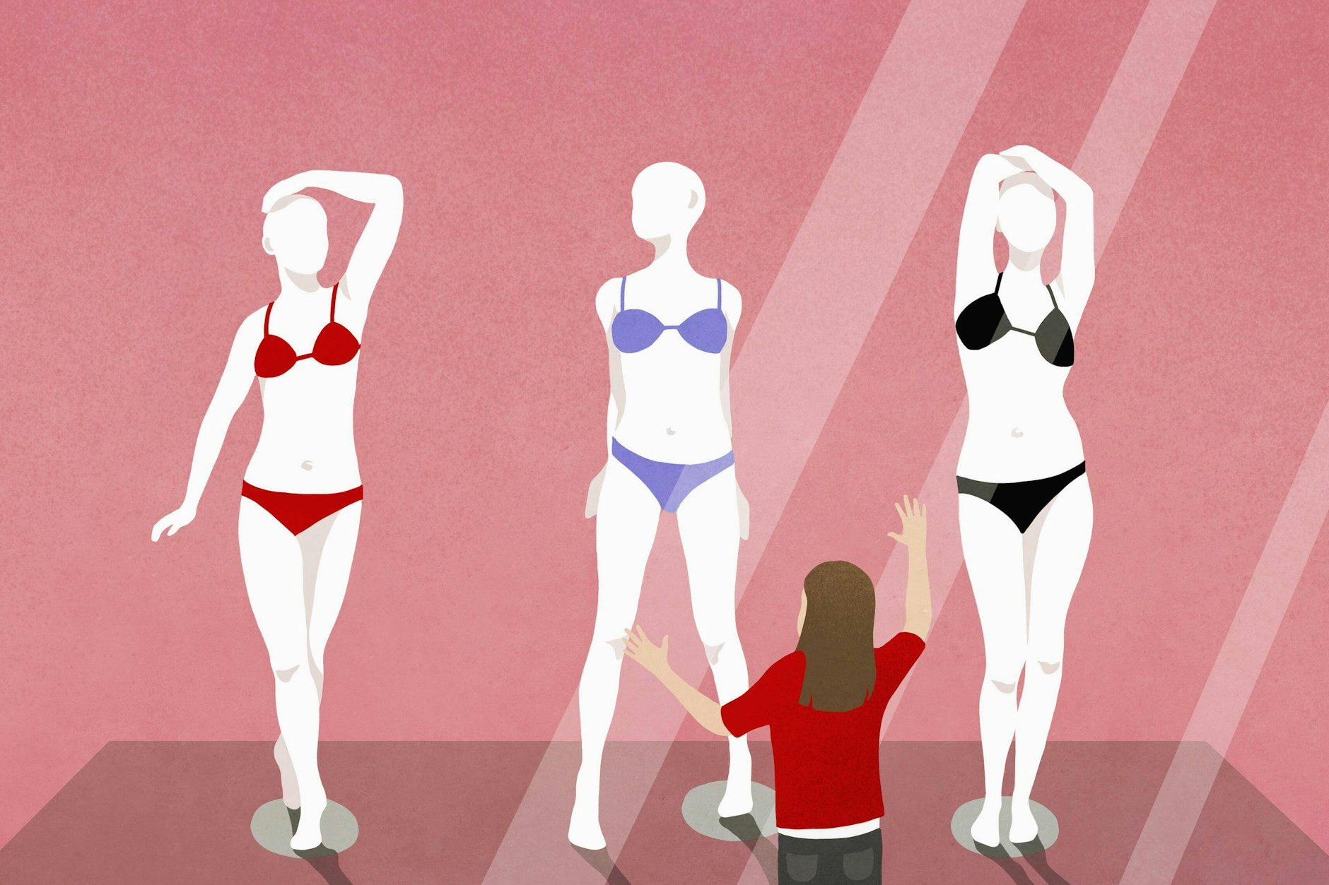 Helle, makellose Haut und ein schlanker Körper gelten heute in der westlichen Welt als Schönheitsideale. 