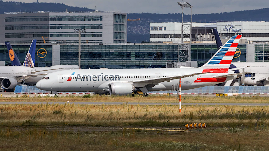 Eine Boeing 787 Dreamliner in Frankfurt: Die USA haben ihren Flugzeugbauer subventioniert, deshalb darf die EU Strafzölle erheben.