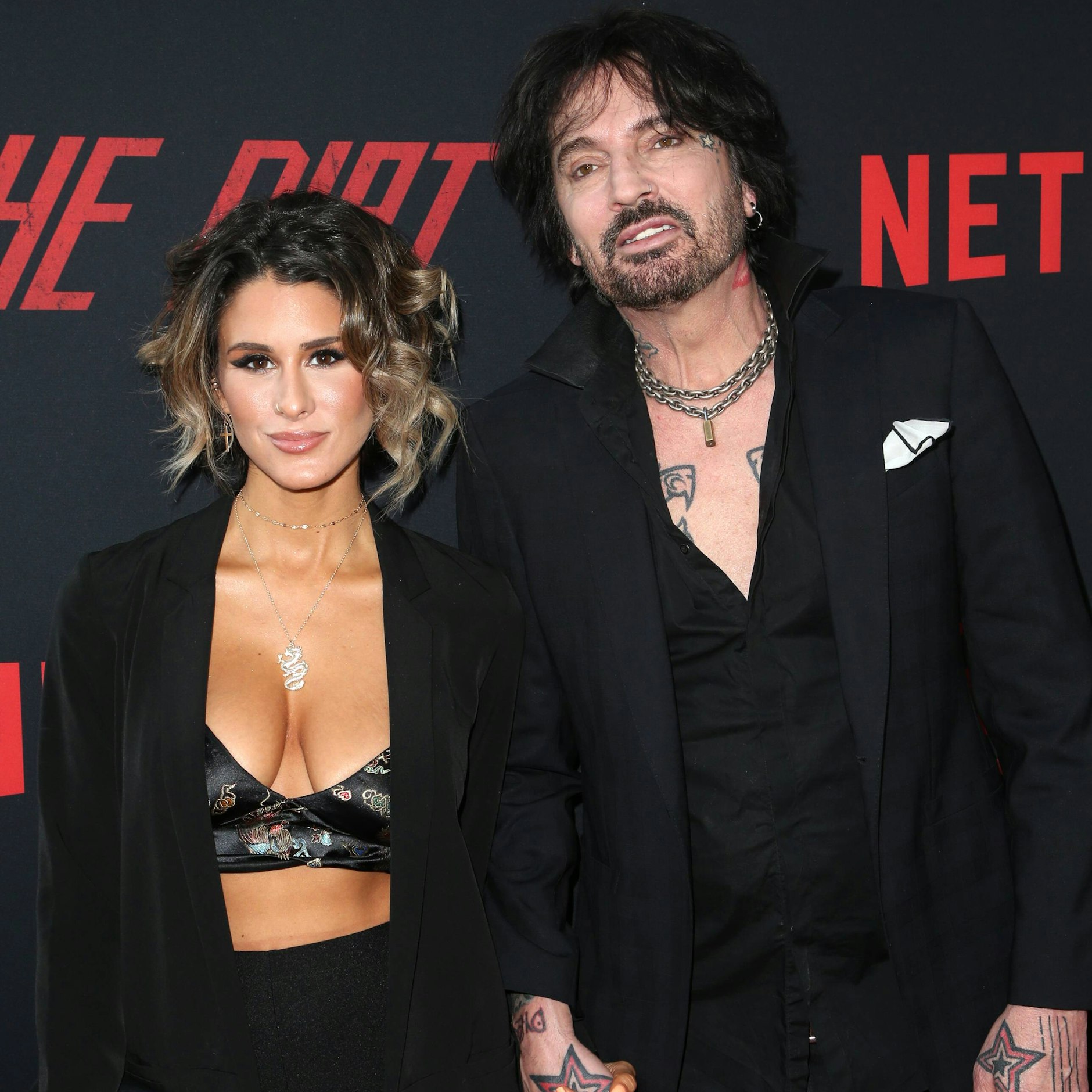 Tommy Lee mit seiner Ehefrau Brittany Furlan.&nbsp;