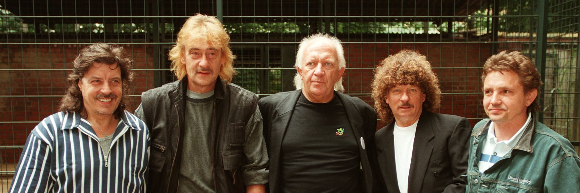 Die Puhdys 1997, hier noch mit Harry Jeske (2.v.r.)