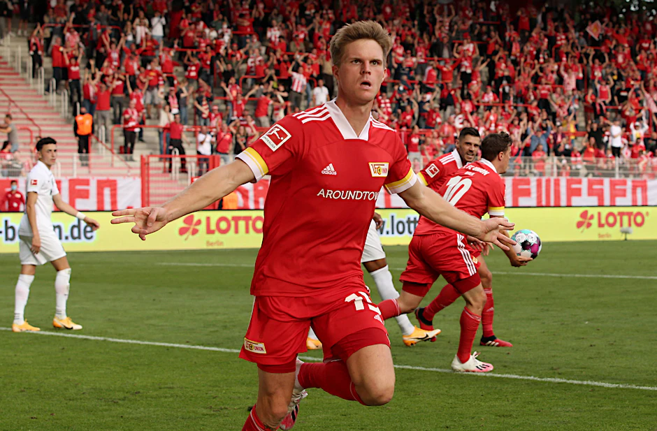 Marius Bülter machte den Adler! Gegen Augsburg bejubelte er seinen immerhin schon achten Bundesligatreffer für Union. Und er hat noch lange nicht genug.&nbsp;
