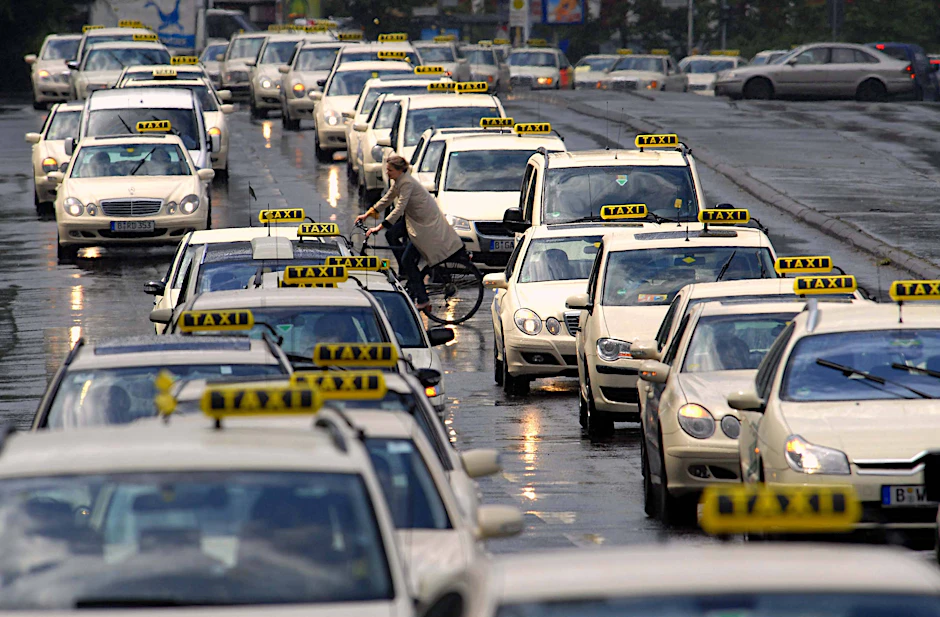 Taxi-Demo in Berlin
