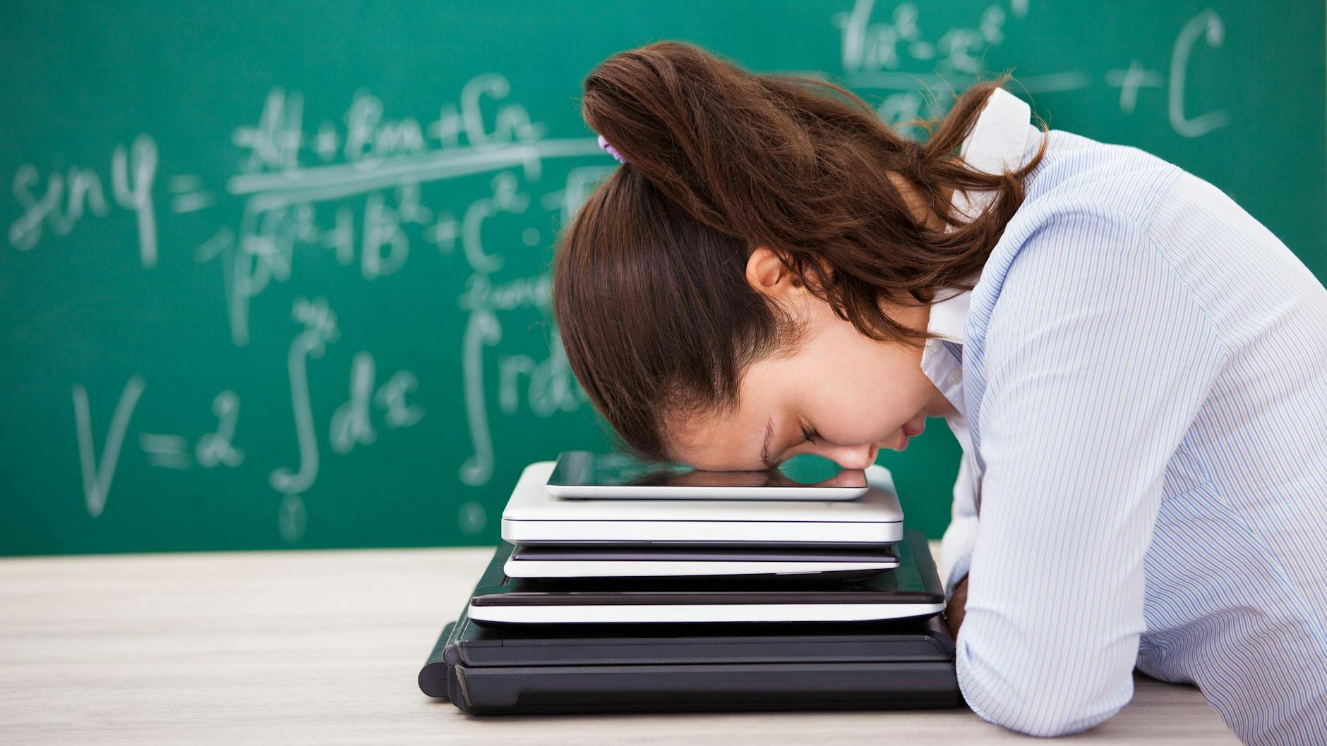 Viele Schulen haben Probleme beim digitalen Lernen.