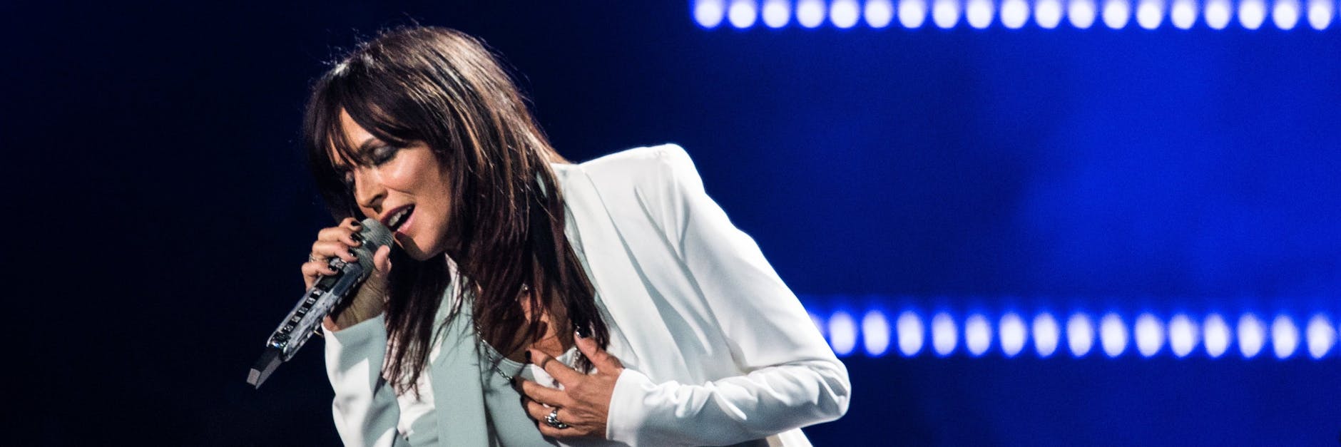 Sängerin Nena bei einem Konzert.