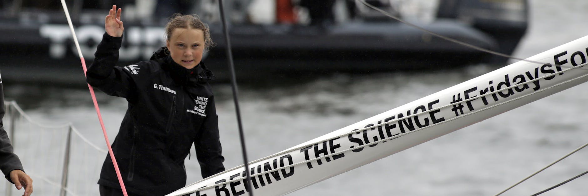 Greta Thunberg reist zum Klimagipfel in New York City, klimafreundlich per Segelboot.