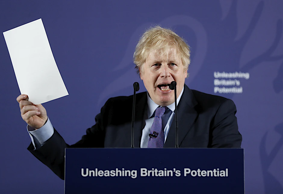 Boris Johnson sieht kaum noch Chancen für einen Deal mit der EU.