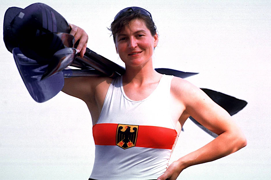 Birgit Fischer trat im Kanu für die DDR und die Bundesrepublik bei den Olympischen Spielen von 1980 bis 2004 an.