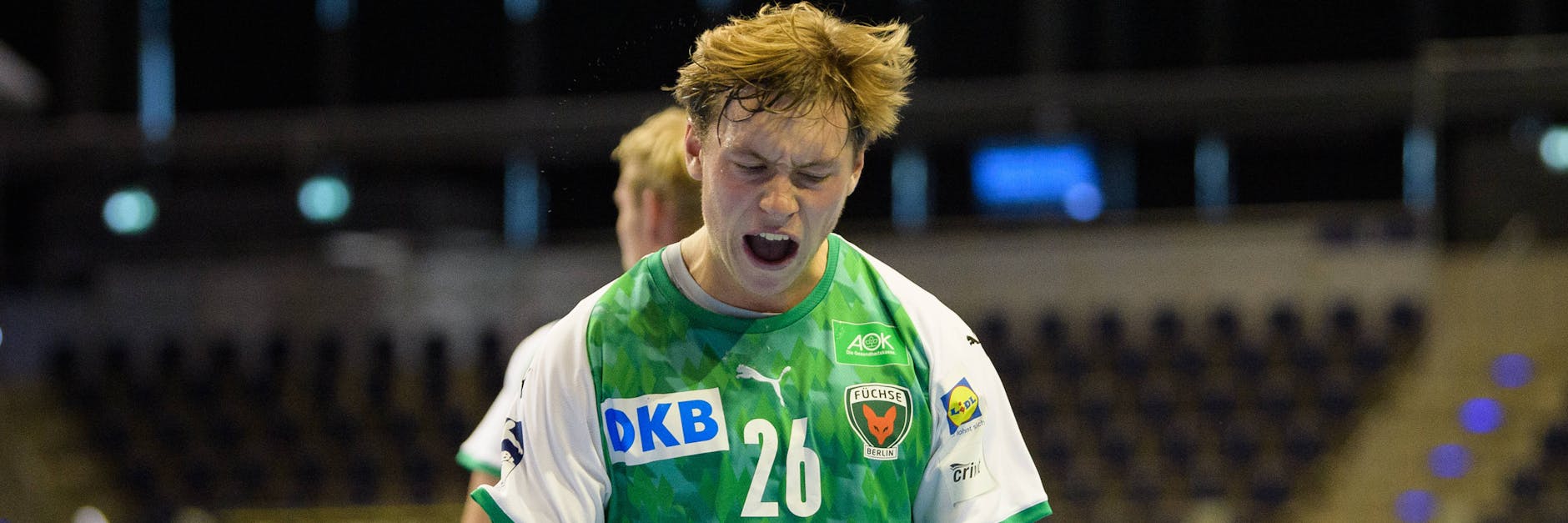 Da jubelt Valter Chrintz. Der Schwede spielt in der Europa League gegen seinen Ex-Klub Kristianstad.