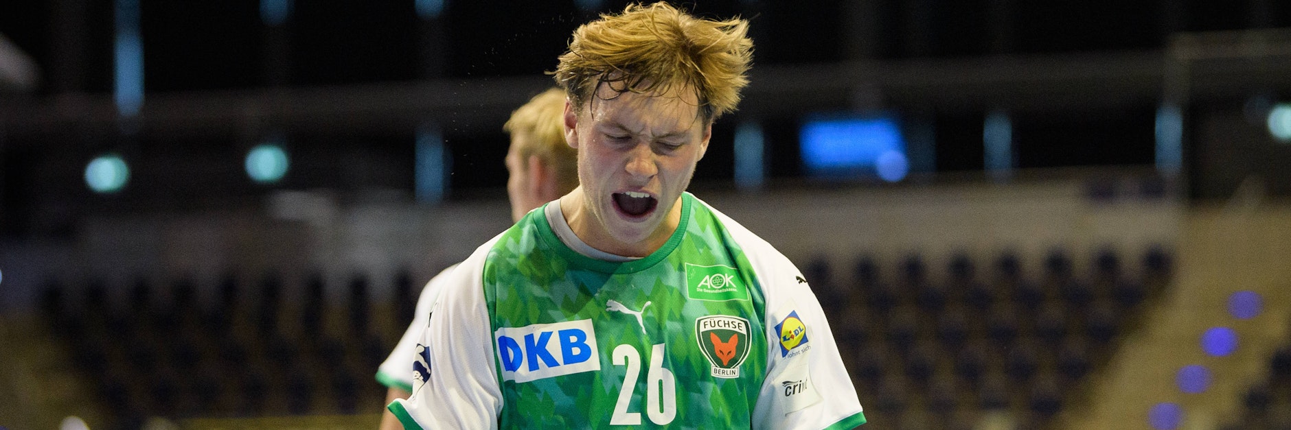 Da jubelt Valter Chrintz. Der Schwede spielt in der Europa League gegen seinen Ex-Klub Kristianstad.