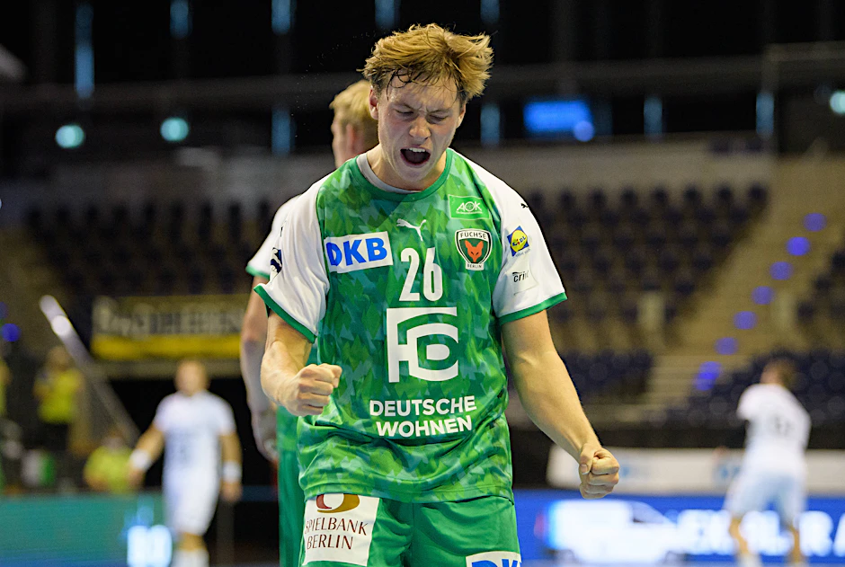 Da jubelt Valter Chrintz. Der Schwede spielt in der Europa League gegen seinen Ex-Klub Kristianstad.