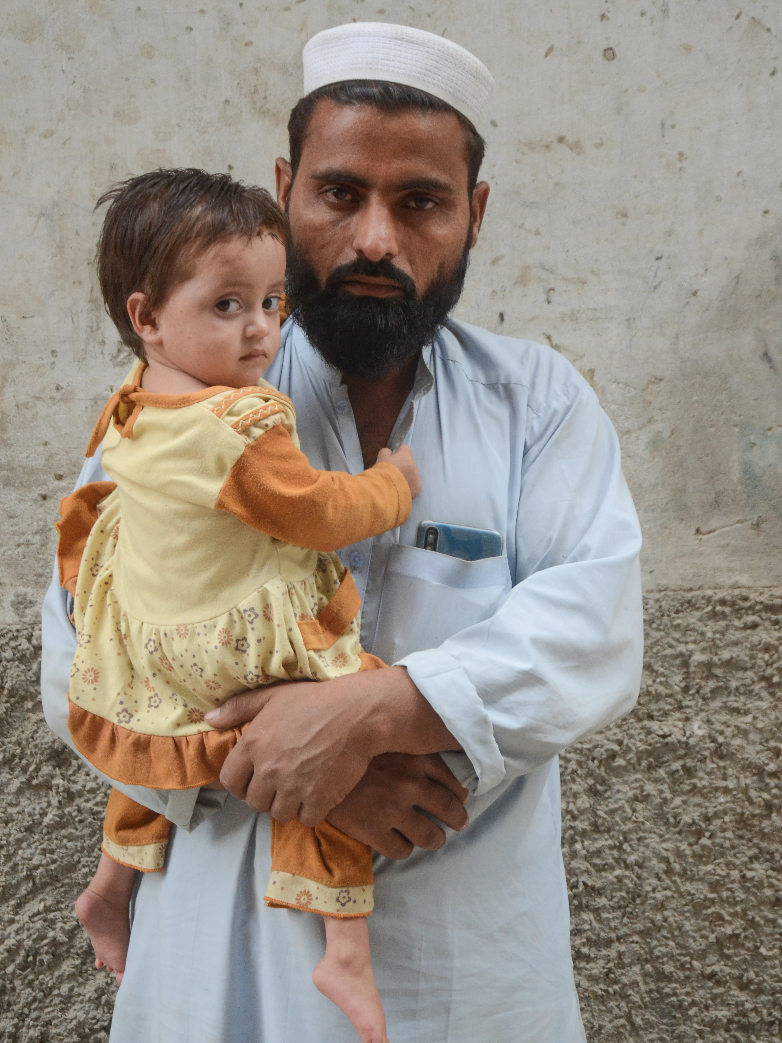 Rauf Khan mit seiner Tochter Nida.