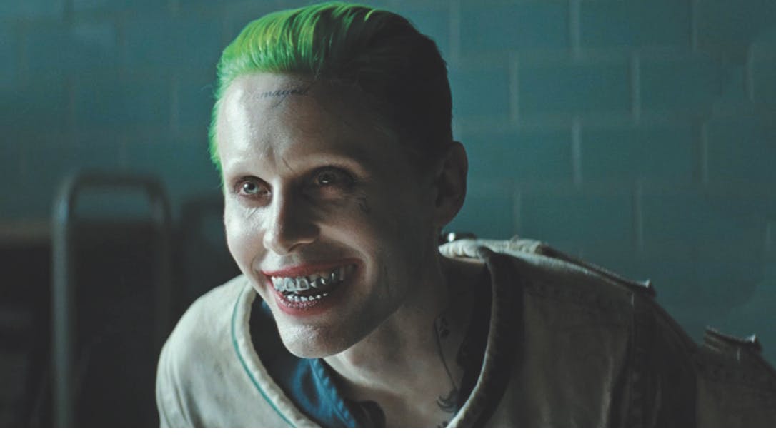 Finster, grausam, verrückt: Jared Leto als legendärer Bösewicht Joker.