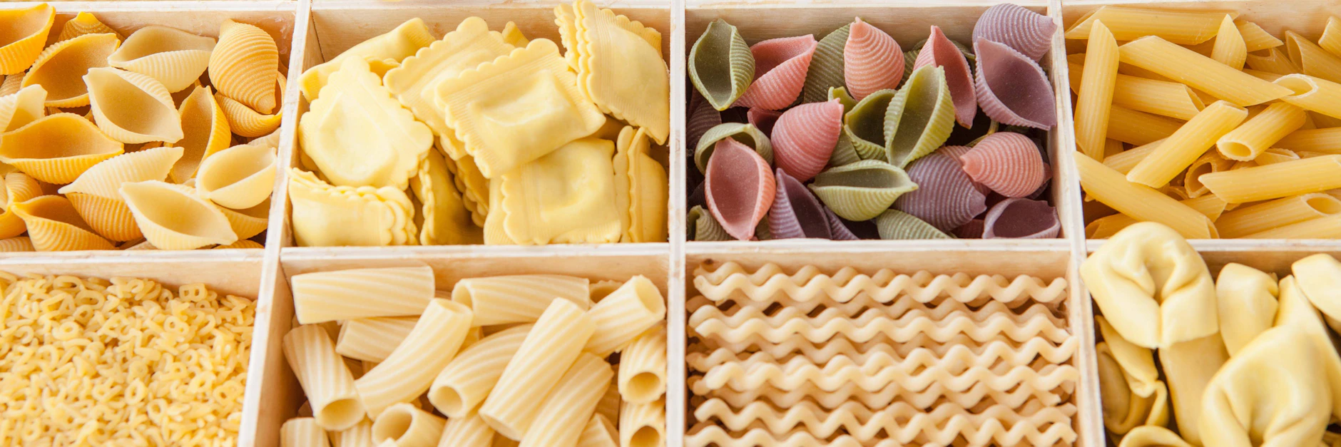 Große Auswahl: Lebensmittel-Experten schätzen, dass es weltweit über 350 verschiedene Pastasorten gibt.&nbsp;&nbsp;