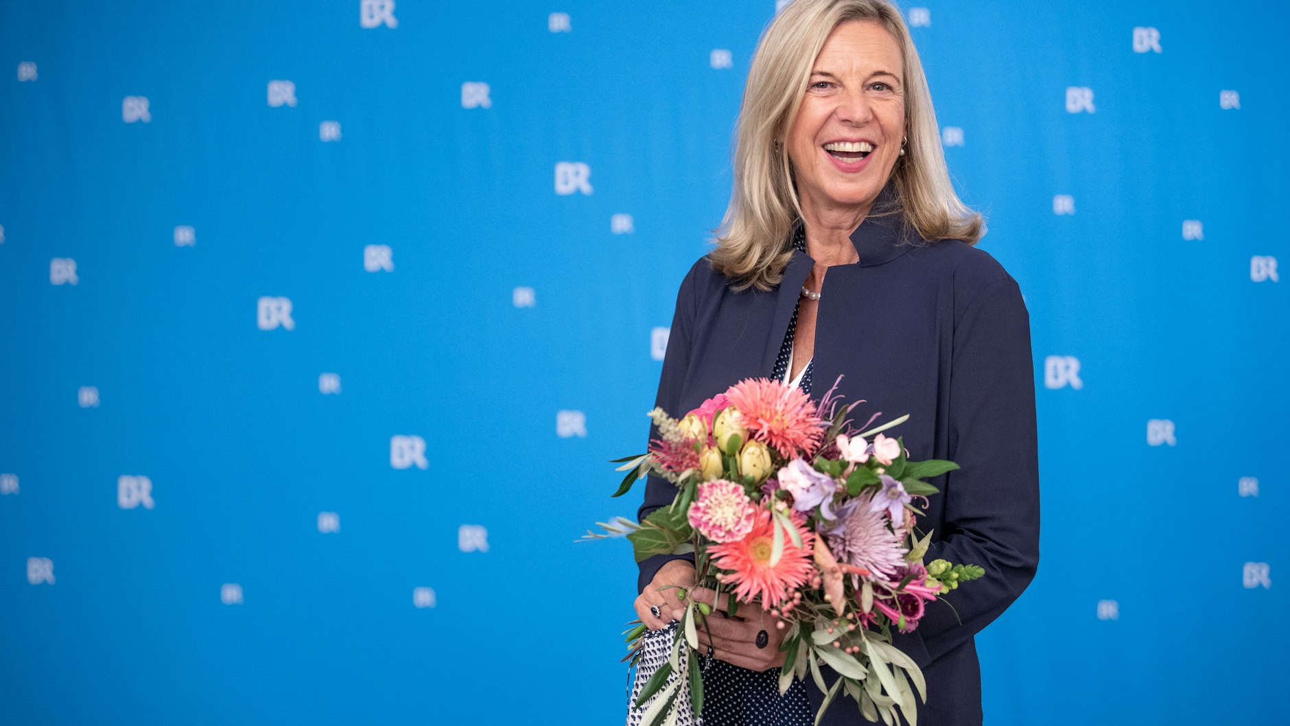 Katja Wildermuth nach ihrer Wahl zur Intendantin des Bayerischen Rundfunks. Sie löst Intendant Ulrich Wilhelm ab.