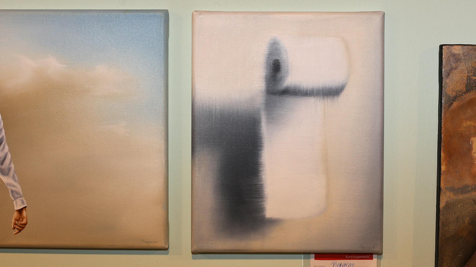 Auch die Corona-Krise findet ihren Niederschlag in der Kunst. Diese Klorolle kostet 129 Euro.