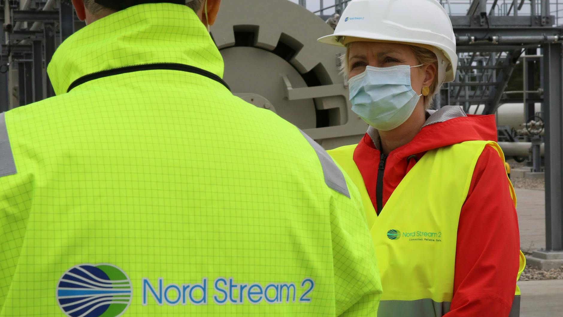 Manuela Schwesig besucht die Anlandestation für die im Bau befindliche Ostsee-Pipeline Nord Stream 2. 