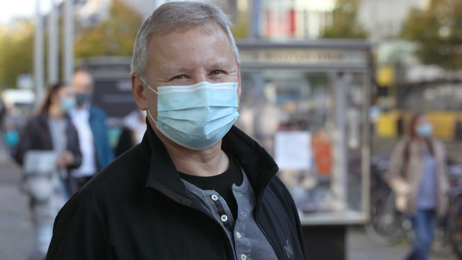 Fred Wilke aus Potsdam hätte sich Hinweise auf die Maskenpflicht gewünscht.