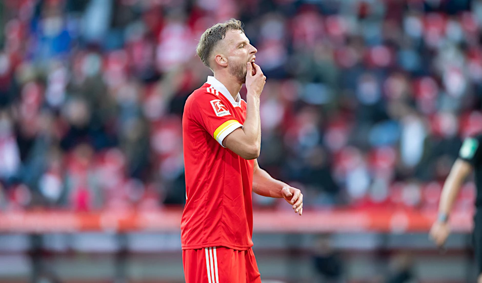 Marvin Friedrich ärgerte sich, dass gegen Freiburg nur ein Punkt geholt wurde.