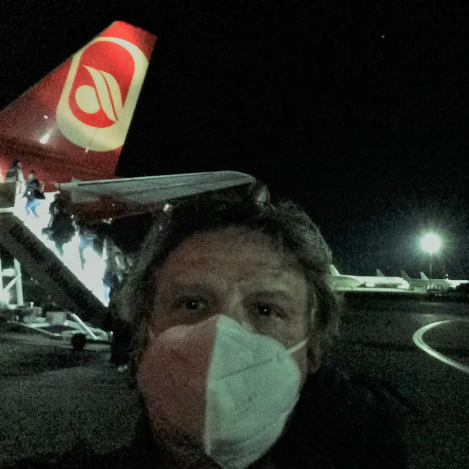 KURIER-Reporter Norbert Koch-Klaucke startet in Kreta in einer ehemaligen Air-Berlin-Maschine die letzte Reise nach Tegel.&nbsp;<br><br> <br><br>