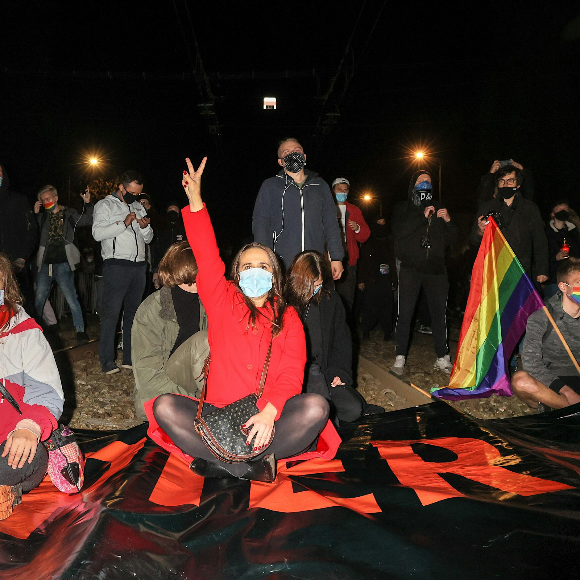 Die Polen gehen gegen die Regierung auf die Straße