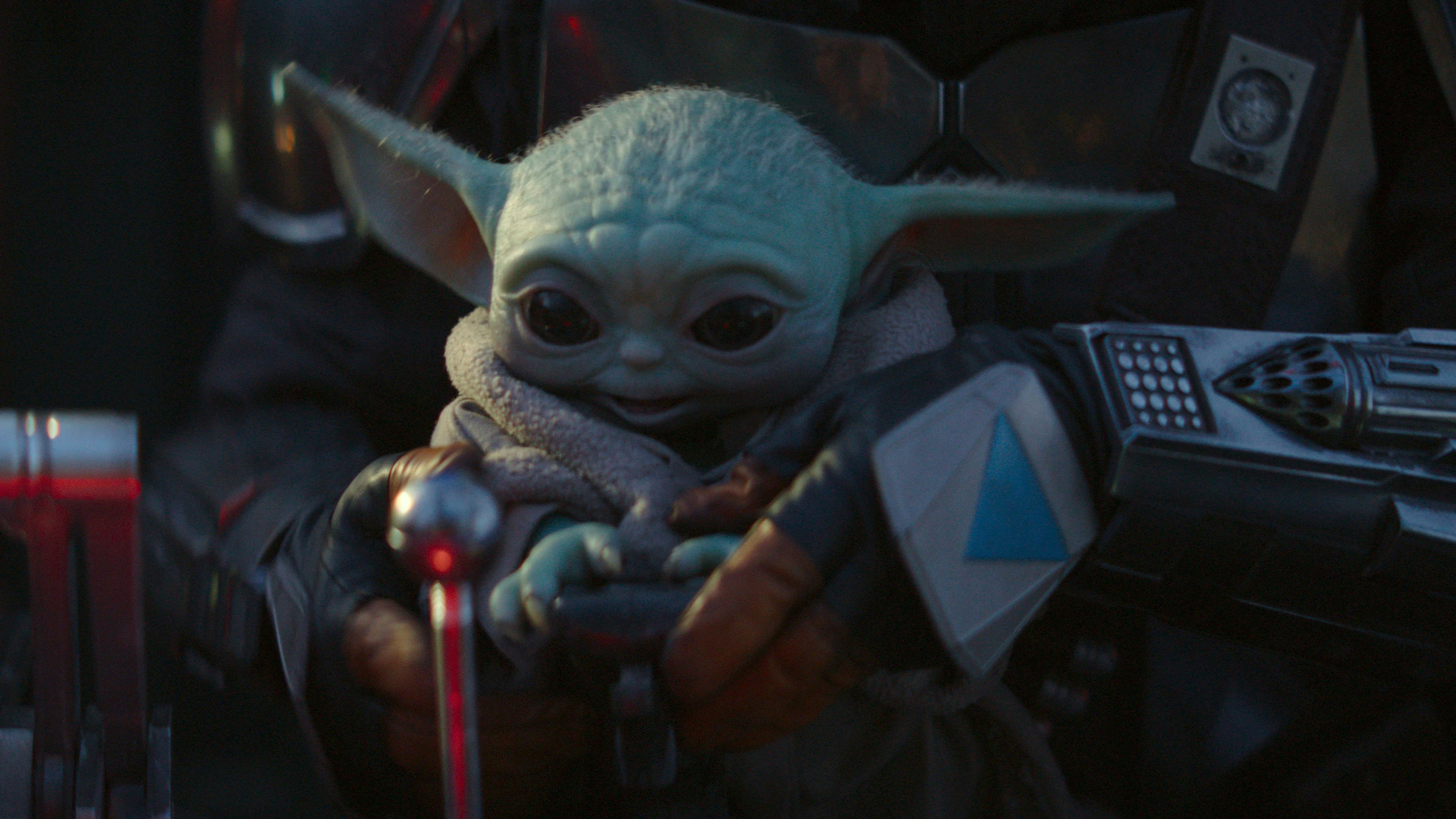 Das Kind wird im Netz liebevoll „Baby Yoda“ genannt.